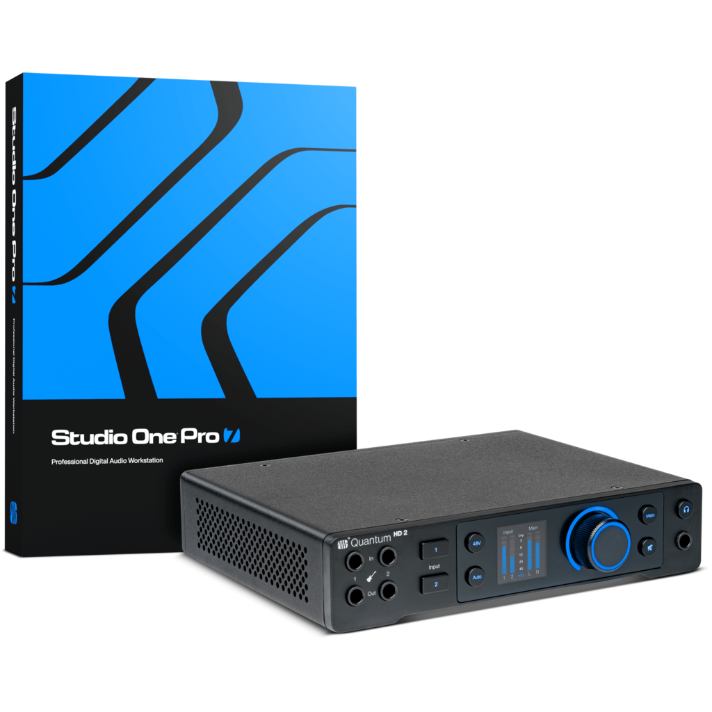 [2777706501] PreSonus Quantum HD 2 – 20x24 lydgrensesnitt med 32-bit / 192 kHz oppløsning