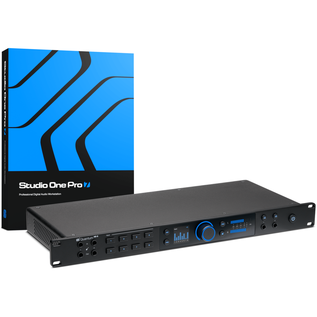 [2777706502] PreSonus Quantum HD 8 – 26x30 lydgrensesnitt med 32-bit / 192 kHz oppløsning 