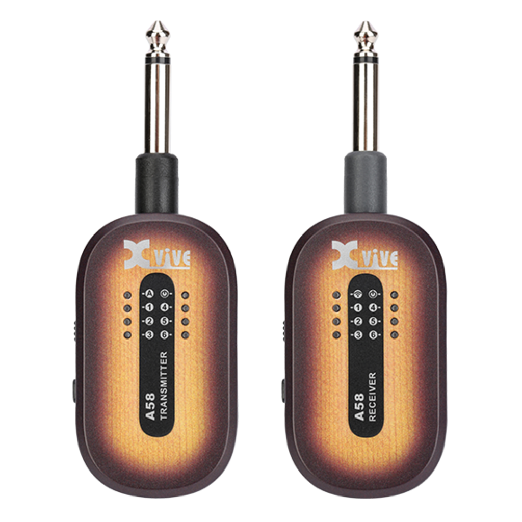[A58] XVIVE A58 Guitar/Bass Wireless System – 5,8 GHz (Sunburst)