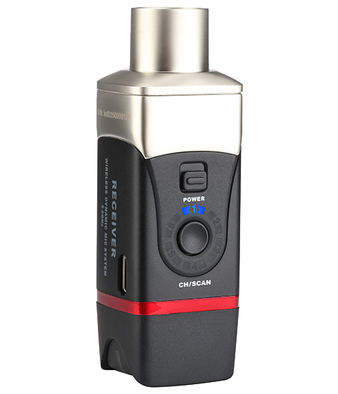 [U35R] XVIVE U35R Receiver Trådløs mottaker for dynamiske mikrofoner – 5.8 GHz True Diversity