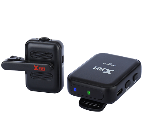 [U6] XVIVE U6 Compact Wireless Mic System – Trådløst mikrofonsett for video og mobil