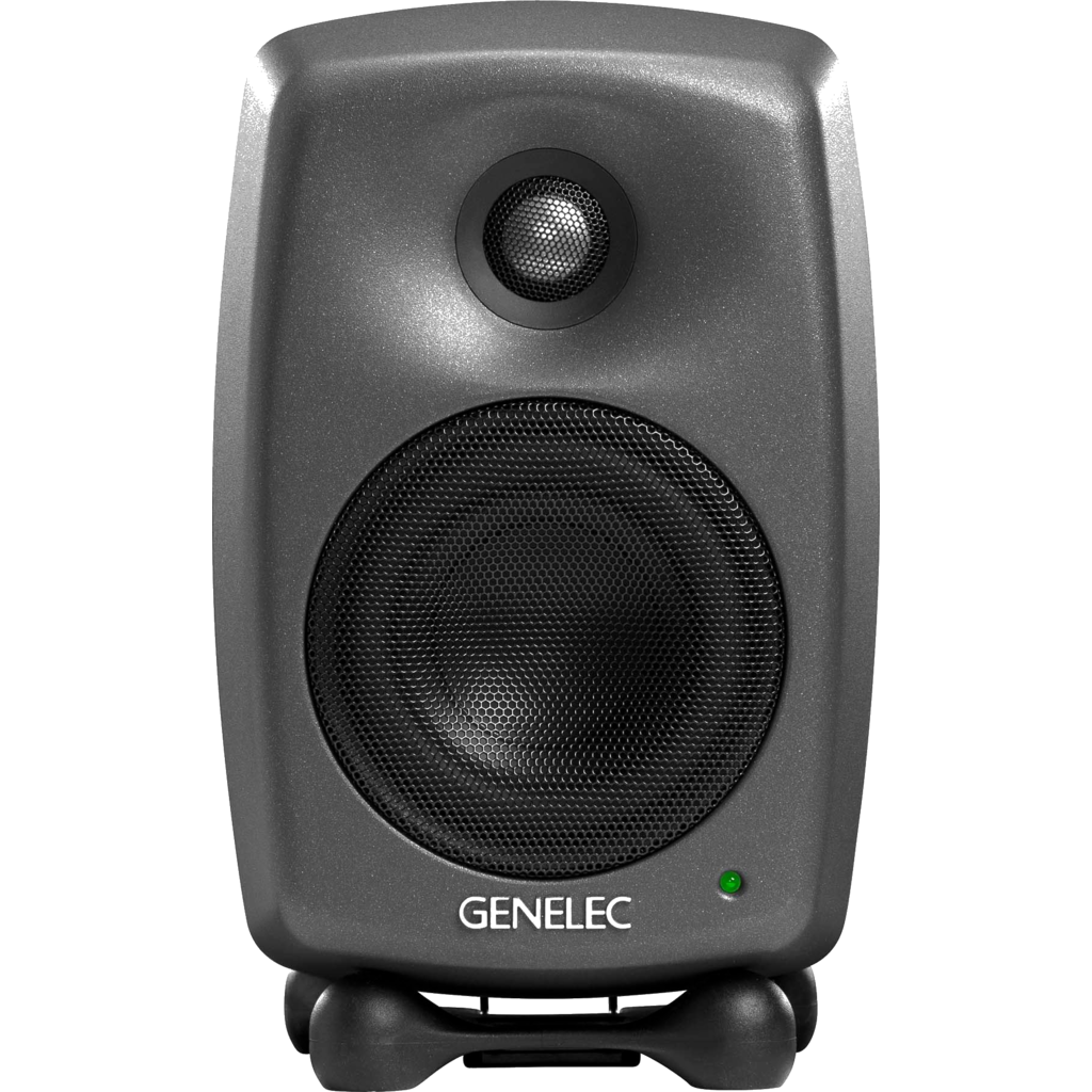 [8020DPM] Genelec 8020D Studio Monitor – Aktiv 2-veis nærfeltsmonitor i kompakt format (Mørk grå)